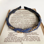 Denim Chain Headband