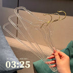 Glitter Effect Hangers - Set of 5