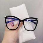 Large Cat Eye Anti Blue Light Glasses
