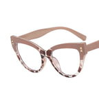 Two Tone Cat Eye Anti Blue Glasses