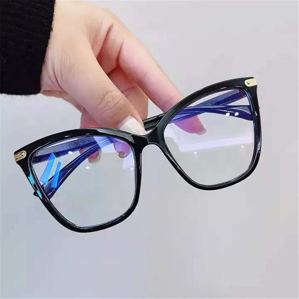 Large Cat Eye Anti Blue Light Glasses