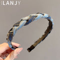 Denim Ribbon Headband